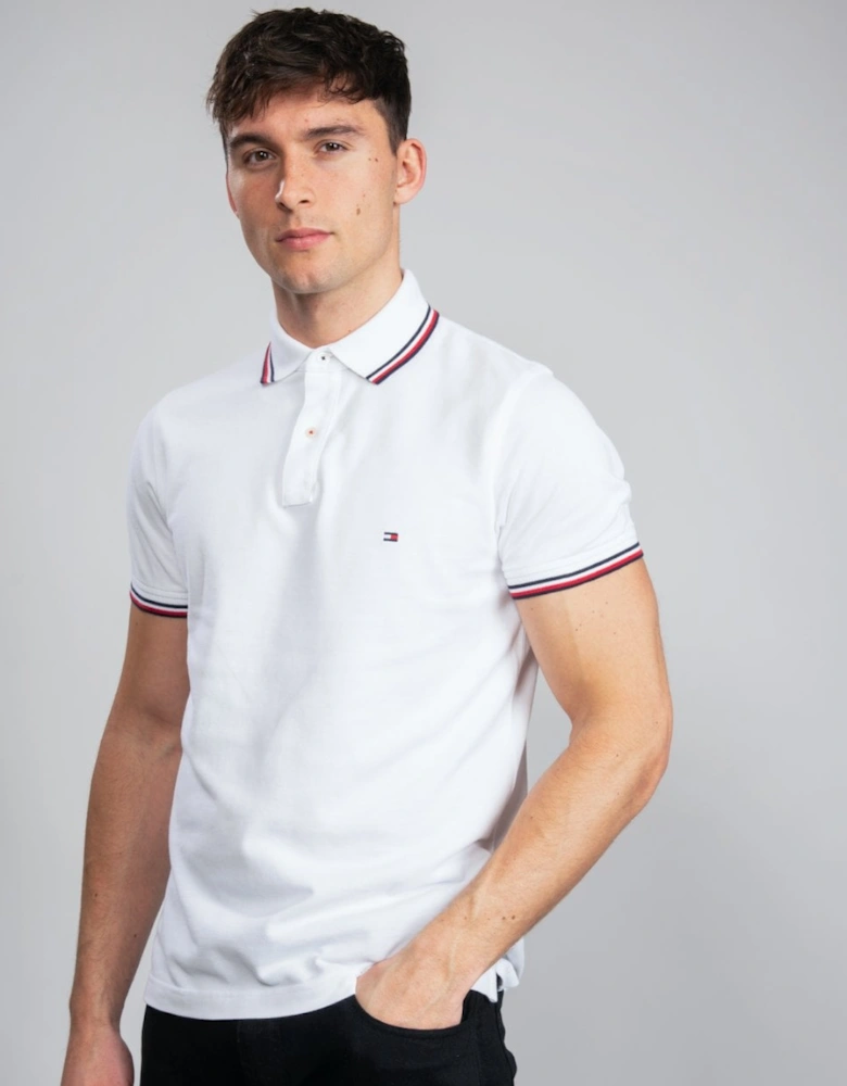 Slim Mens Tipped Polo