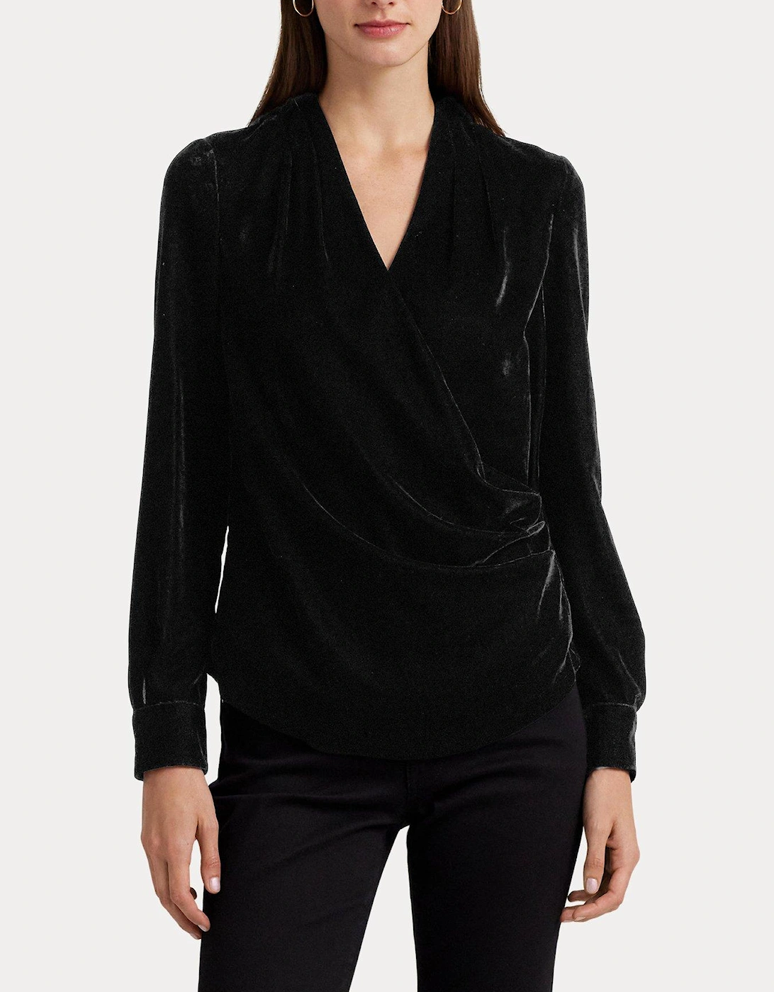 Cilfette-long Sleeve-blouse - Black, 5 of 4