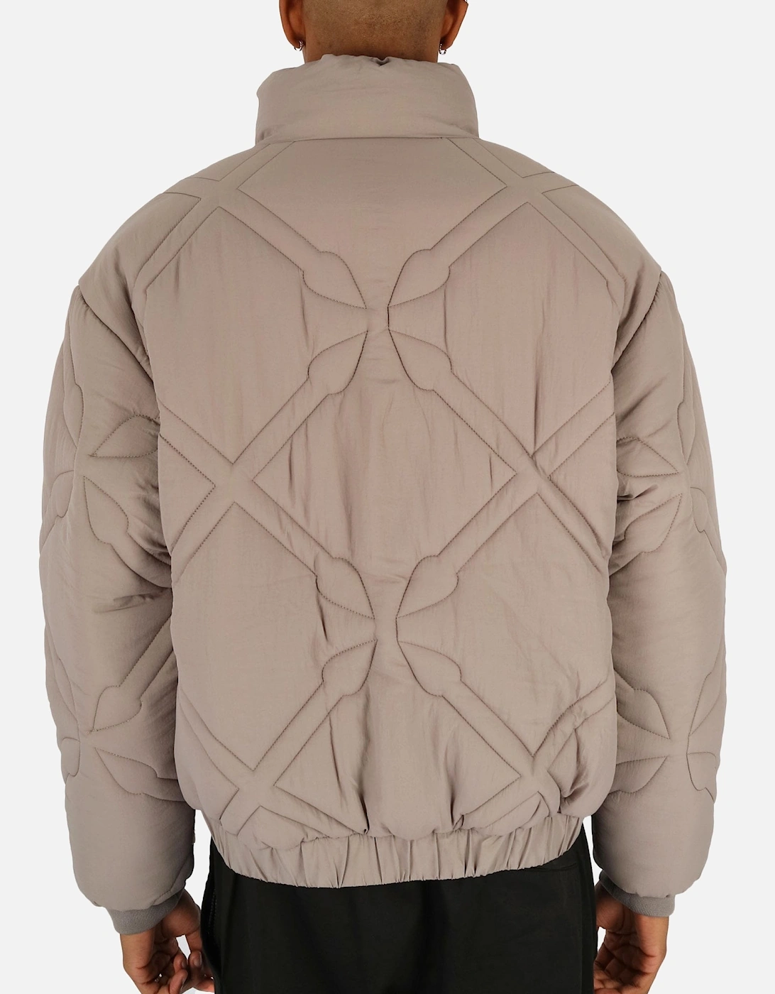 Runako Shield Quilted Grey Jacket