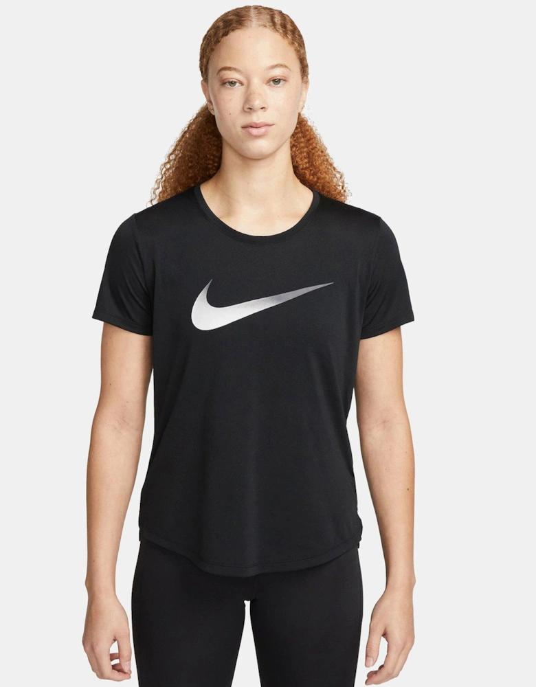 Womens Running One Drifit T-shirt - Black