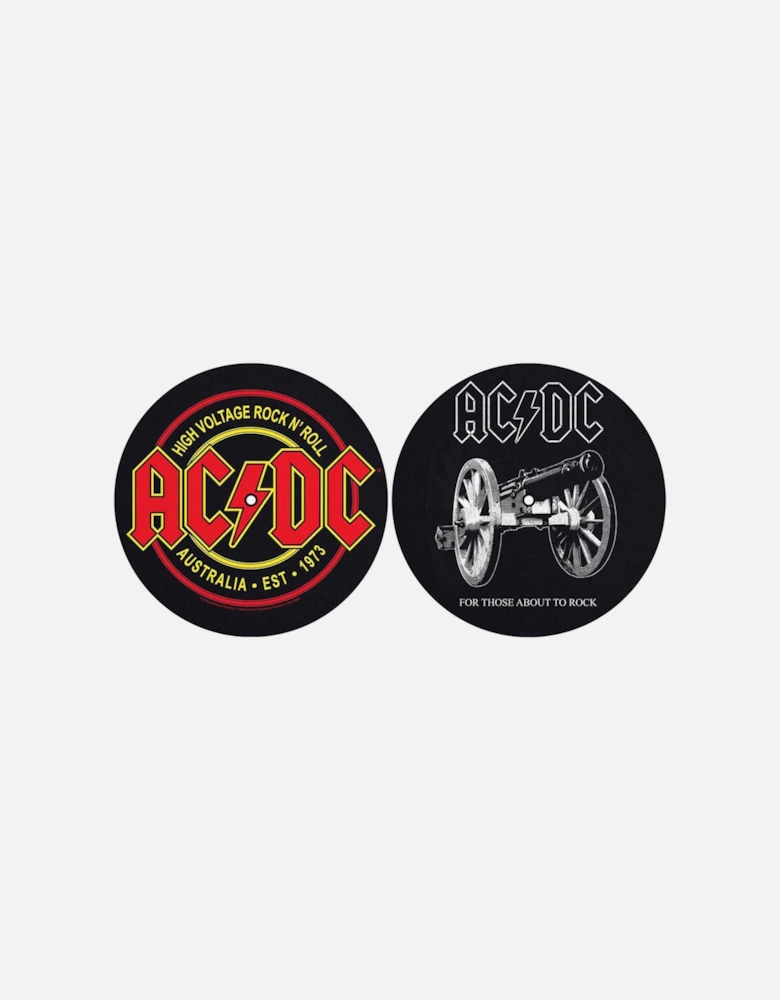 For Those About To Rock/High Voltage Turntable Slipmat Set