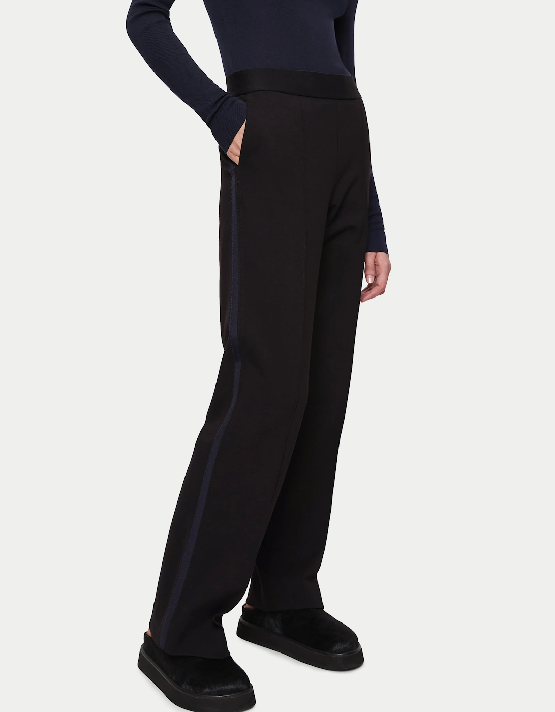 Ponte Jersey Trouser | Black, 3 of 2