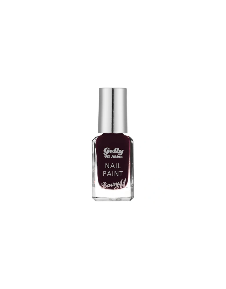 Gelly Hi Shine Nail Paint - Black Cherry - Barry M Cosmetics