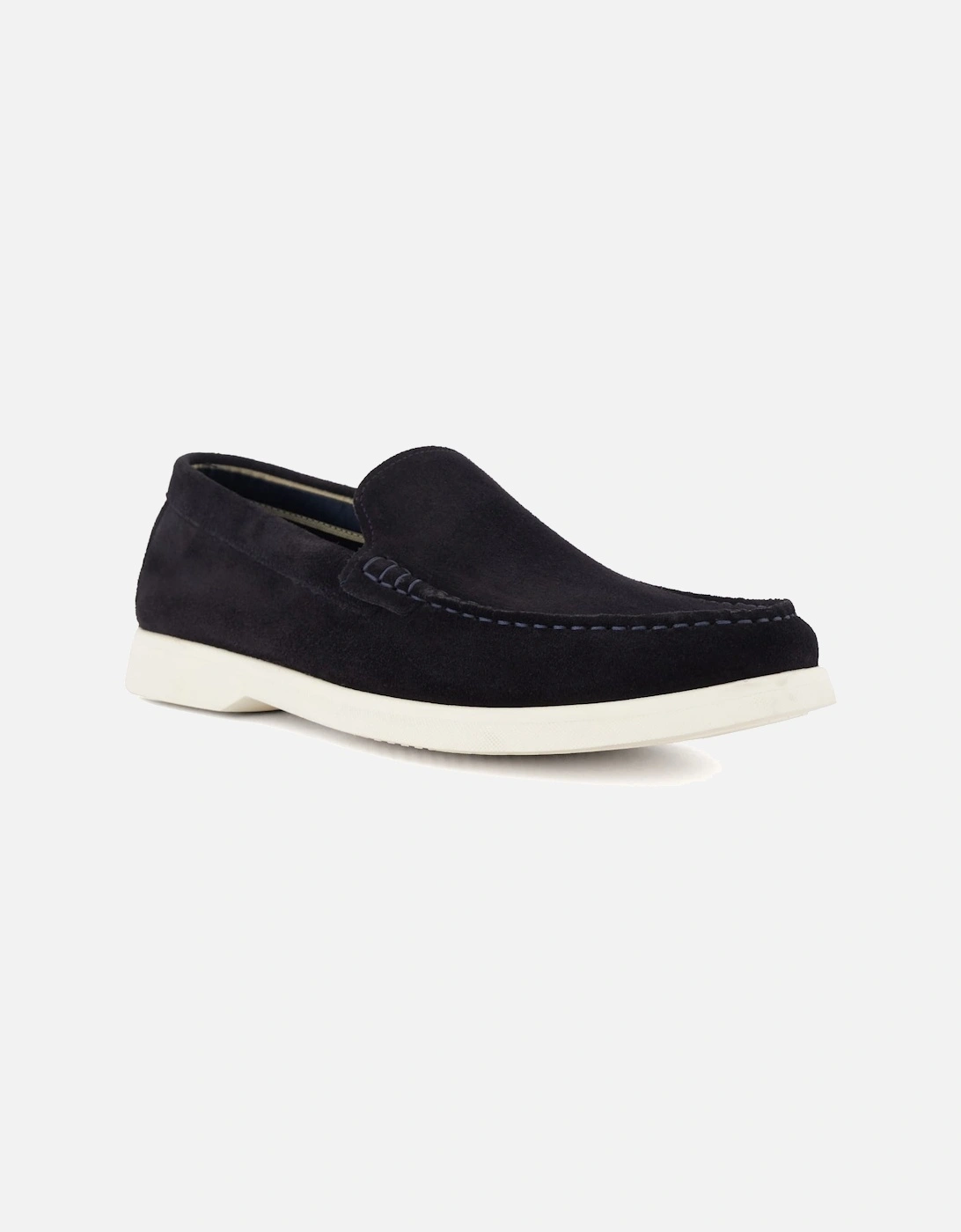 Mens Buftonn - Topstitch Casual Loafers, 6 of 5