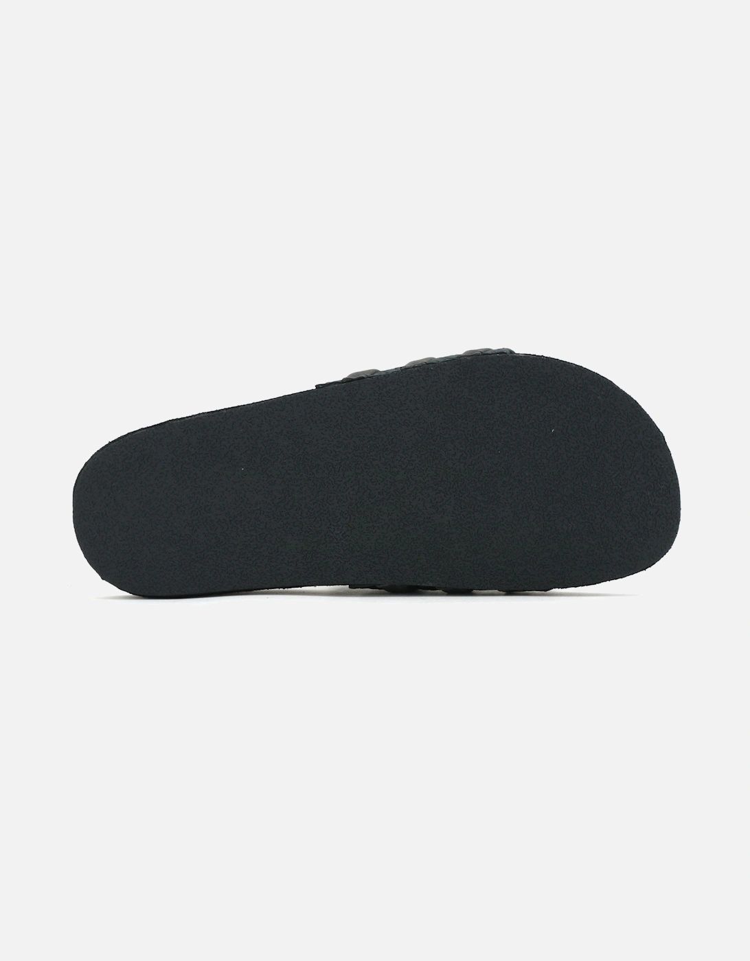 Adilette Embossed Black Slides