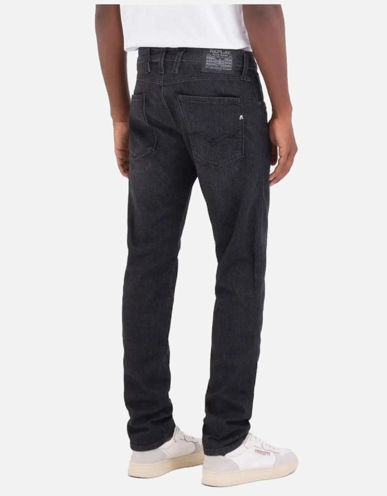 Anbass Slim Fit Power Stretch Jeans Black Delave 009