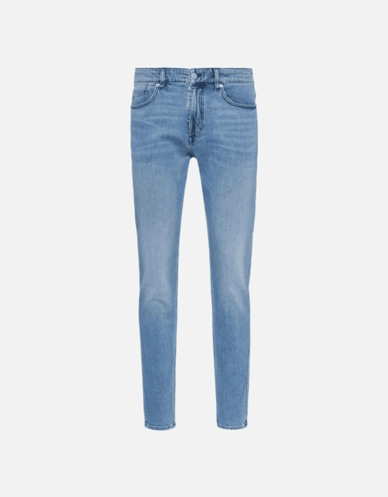 Delano Slim Fit Light Wash Blue Jeans