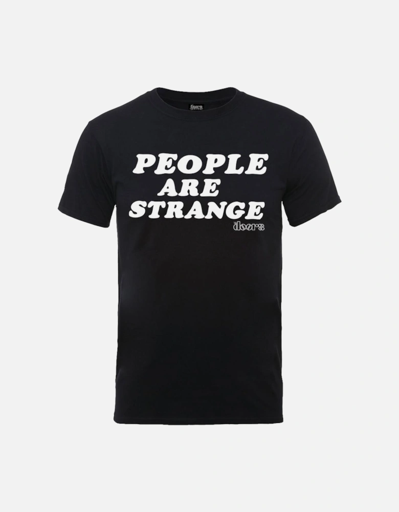 Unisex Adult People Are Strange Cotton T-Shirt