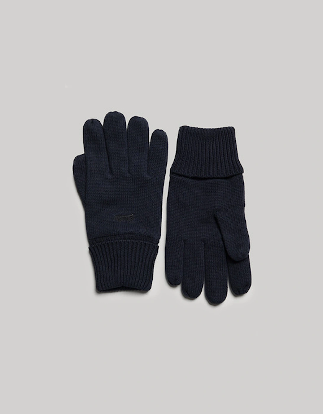 Knit Logo Gloves Eclipse Navy, 3 of 2