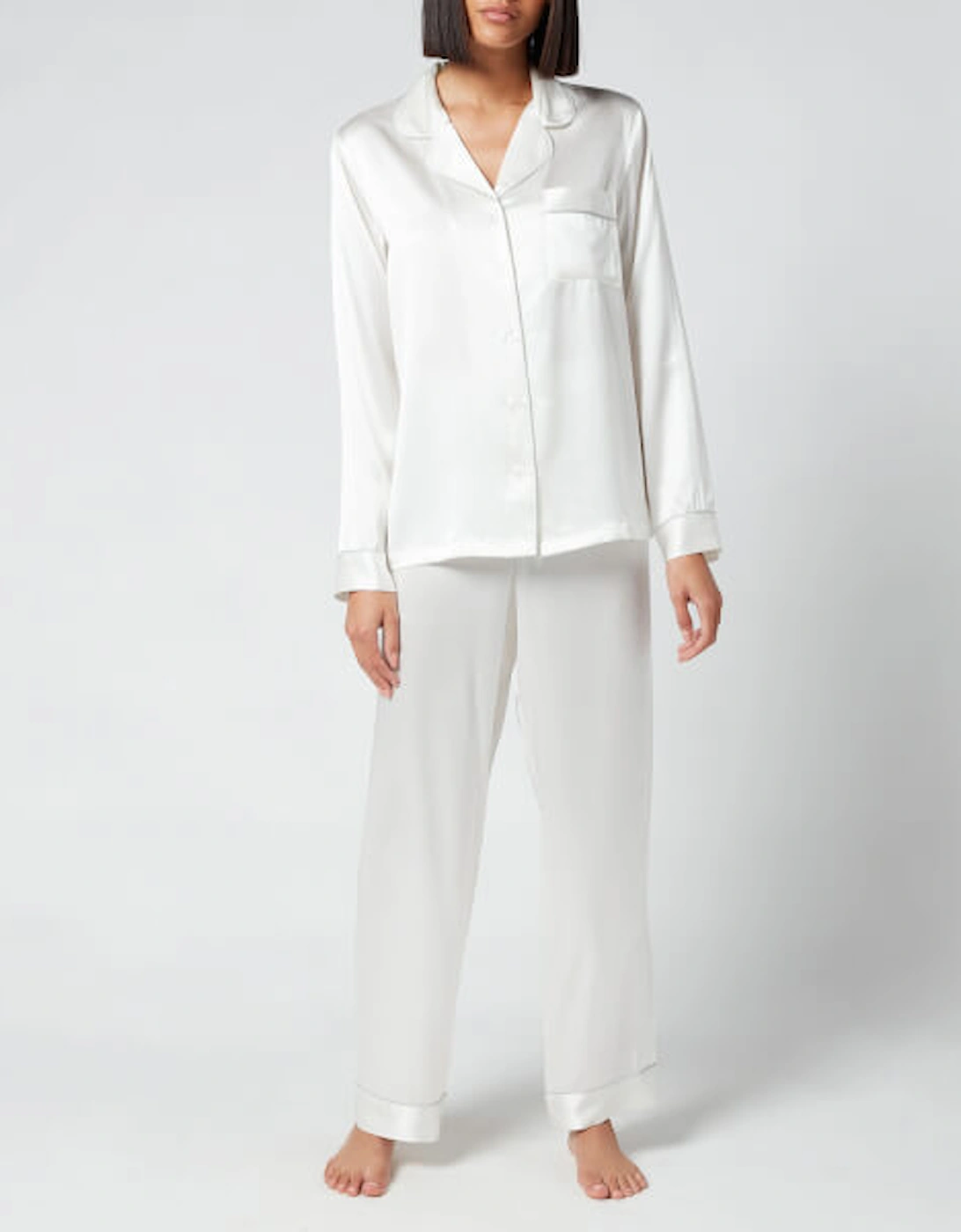 Silk Pyjamas - White, 2 of 1