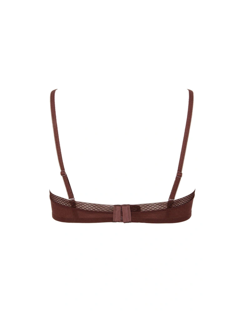 Glossies Sheer Bra - Brown