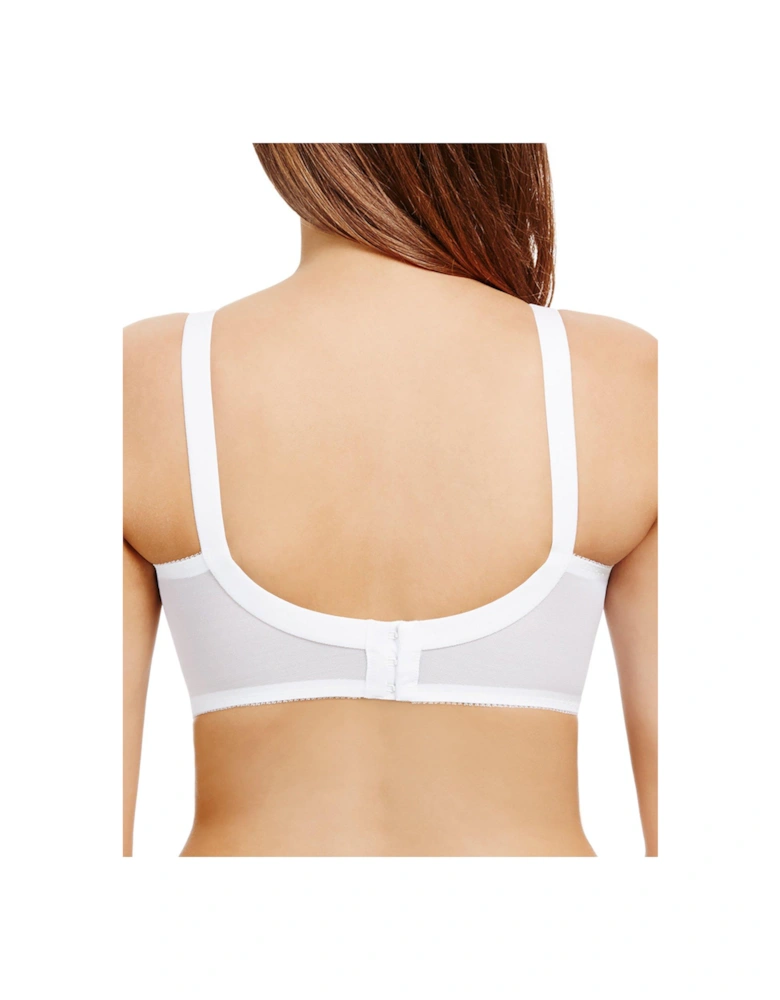 Non Wired Soft Full Cup Bra - White