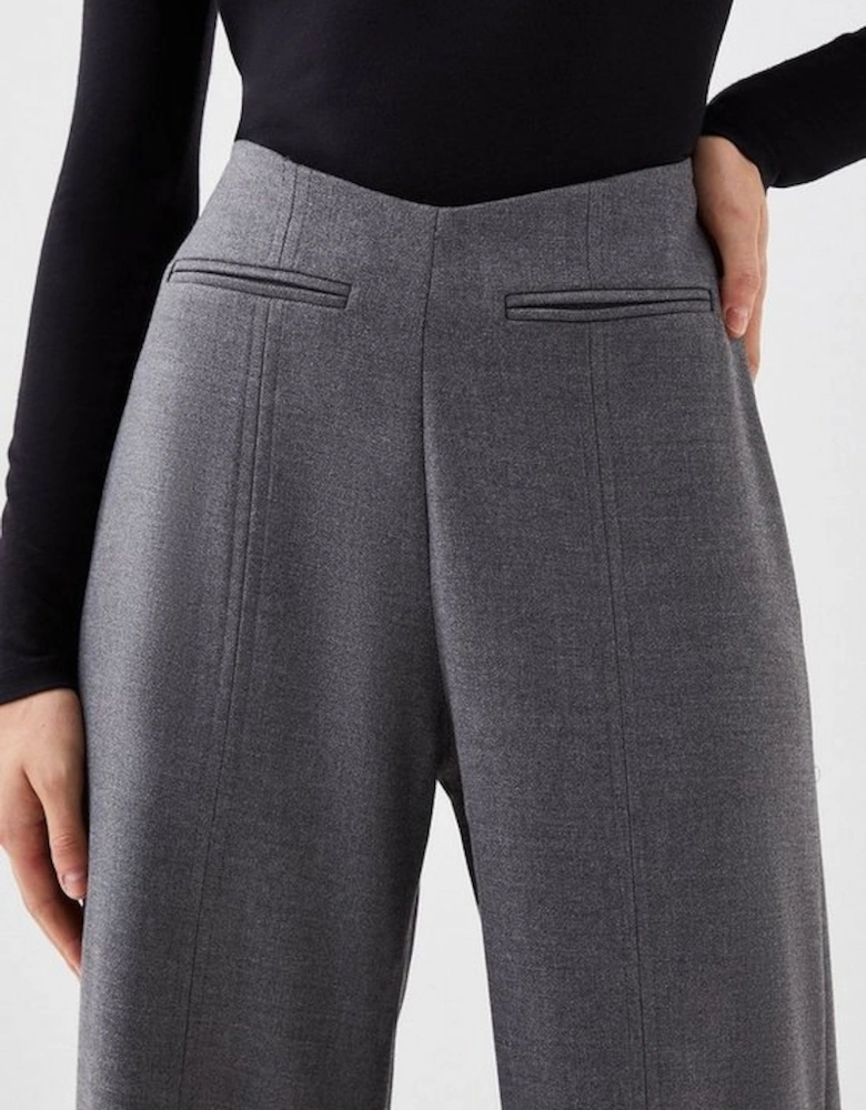 Tailored Pocket Detailed Wide Leg Trousers