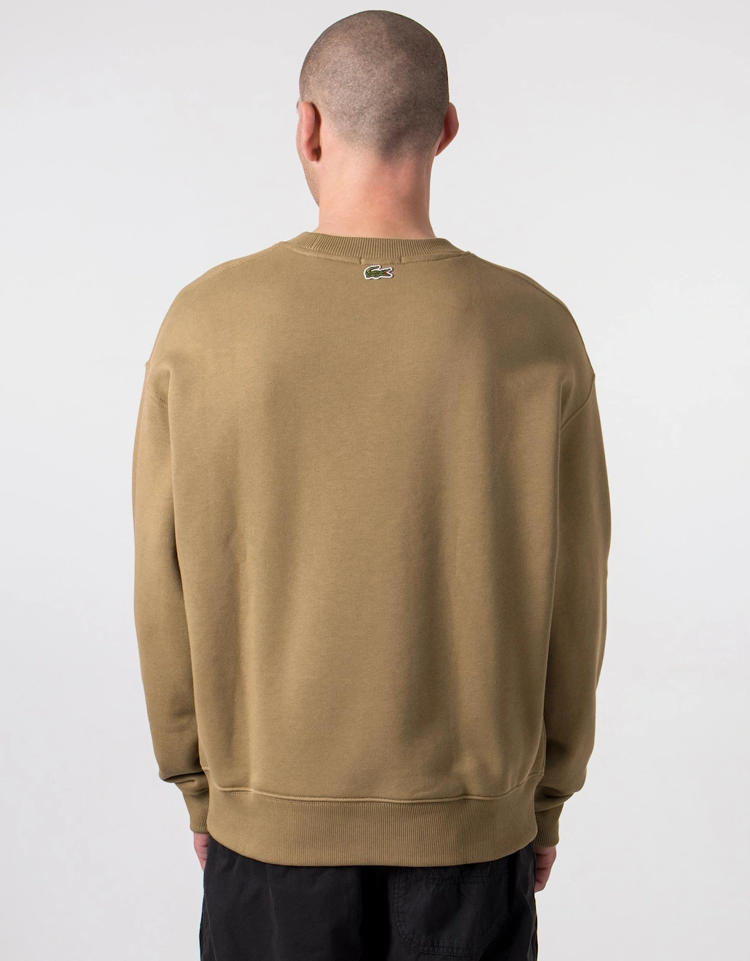 Relaxed Fit Large Crocodile Badge Sweatshirt