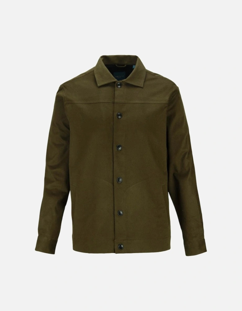 Smart Cotton Jacket Olive