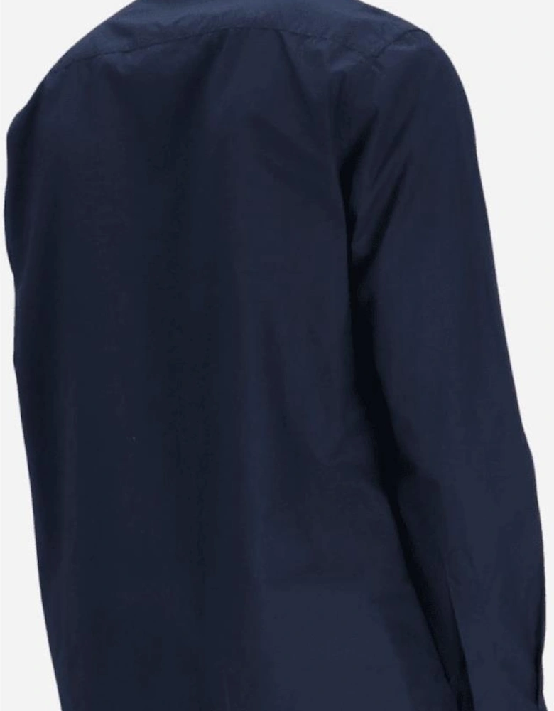S-Roan Slim Fit Long Sleeve Navy Shirt