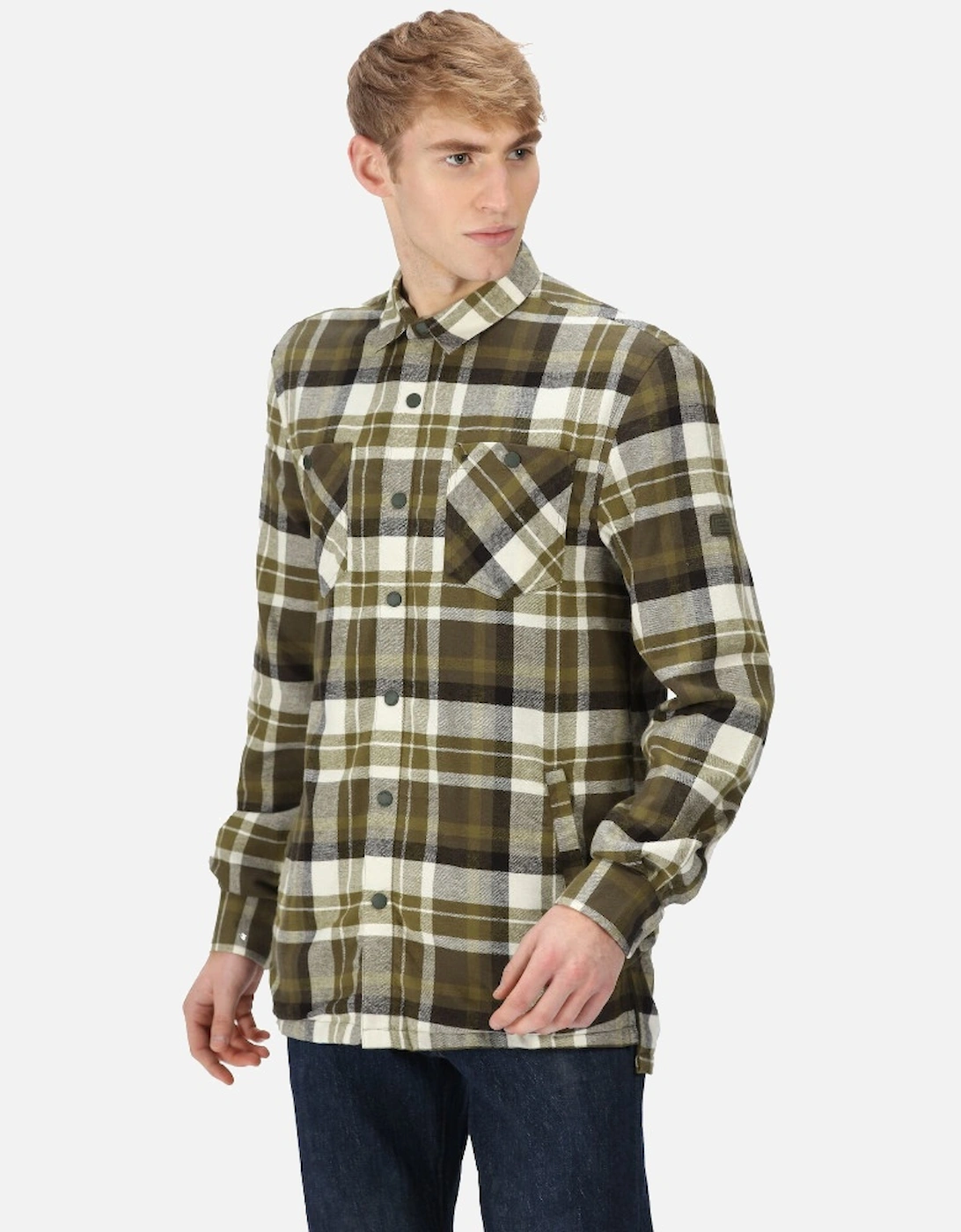 Mens Thamos Organic Cotton Check Long Sleeve Shirt, 5 of 4