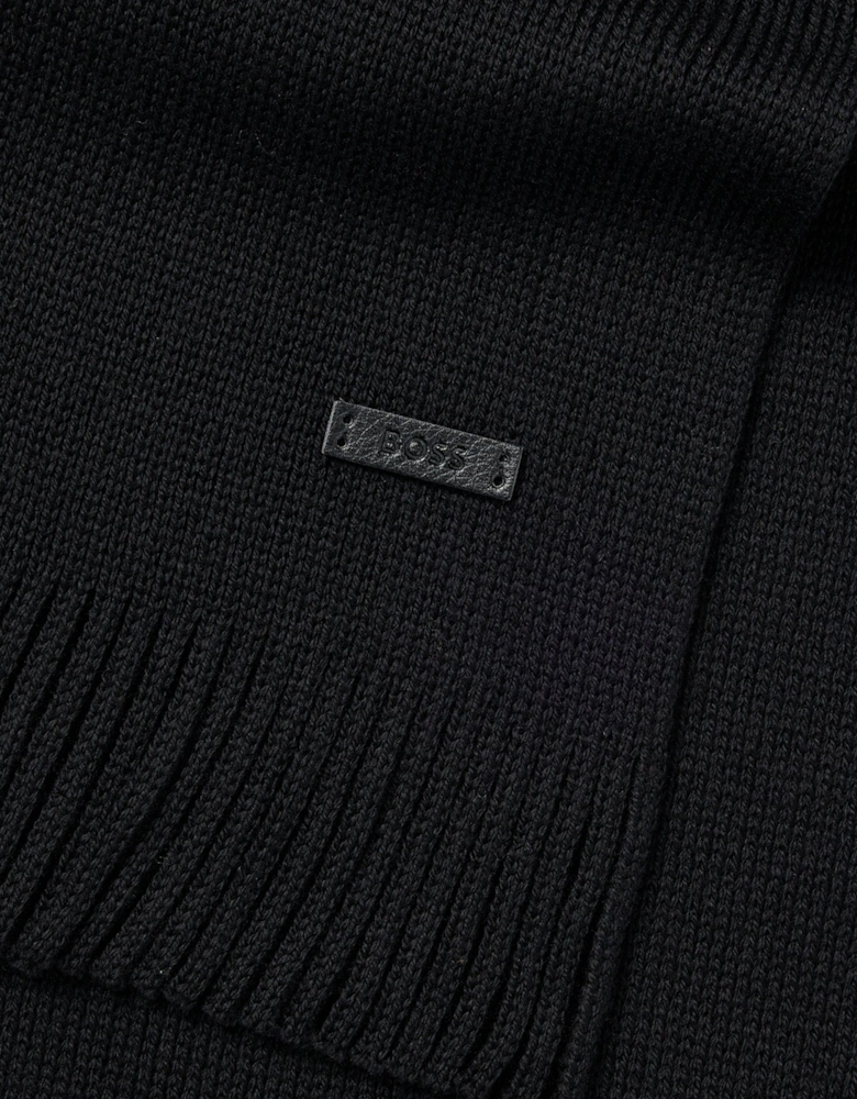 BOSS Black Albas Scarf 001 Black