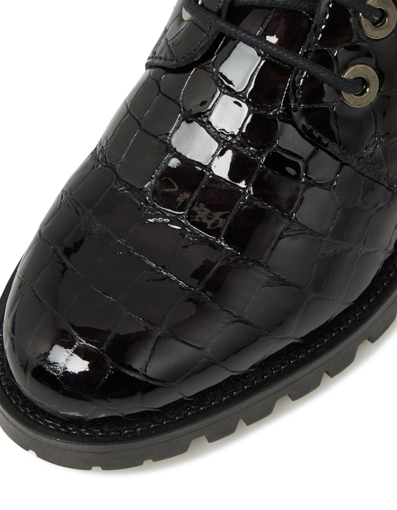 Ladies Prestone - Cleated Sole Lace-Up Hiker Boots