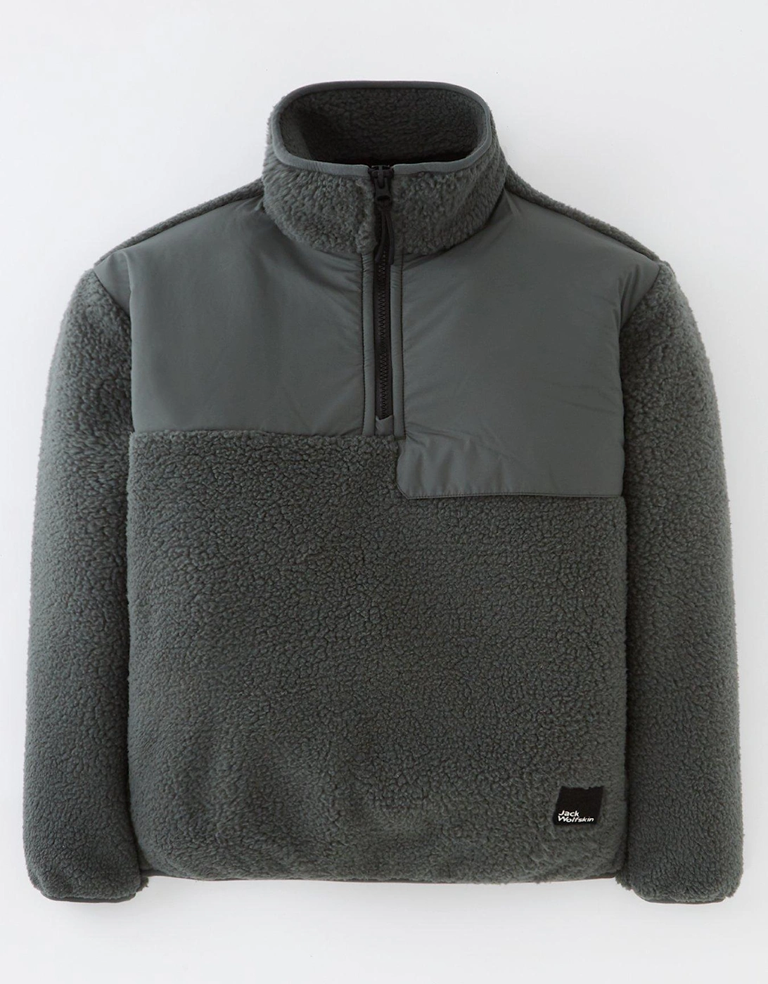 Youth Half Zip Fleece - Green, 3 of 2