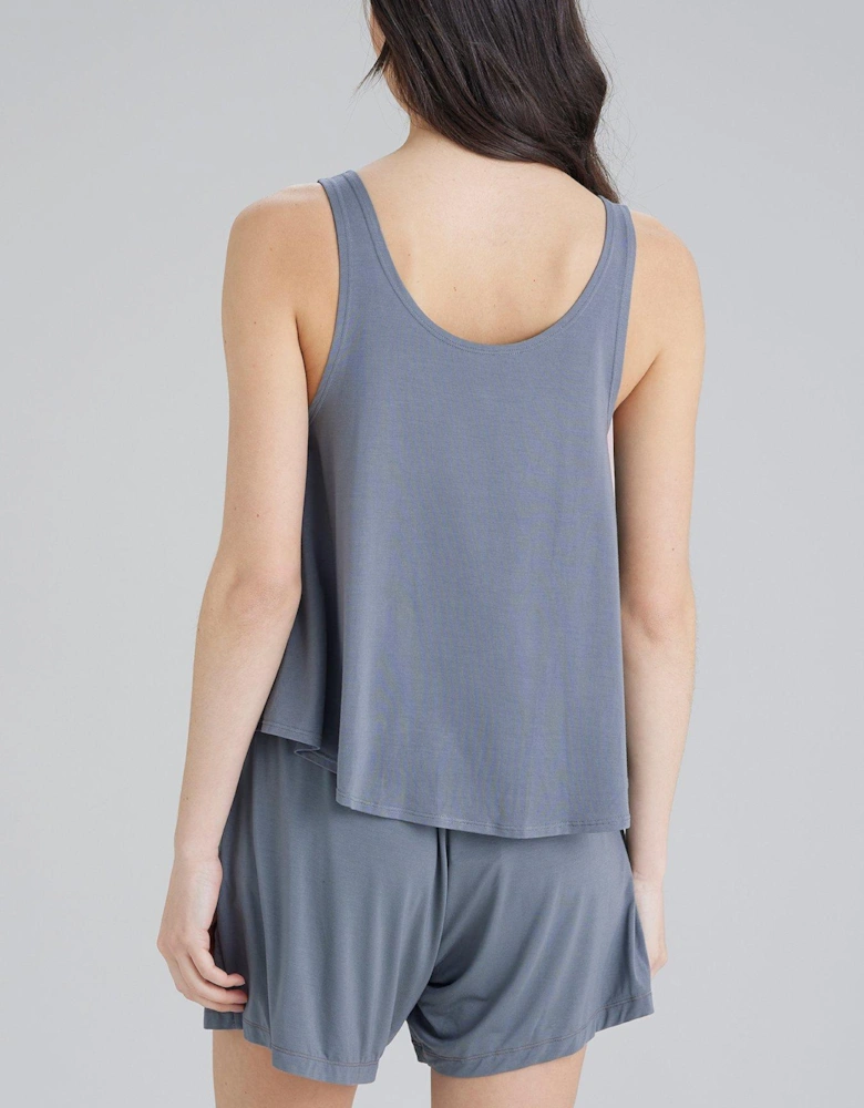 Lounge Jersey Sleeveless Top - Nightshade