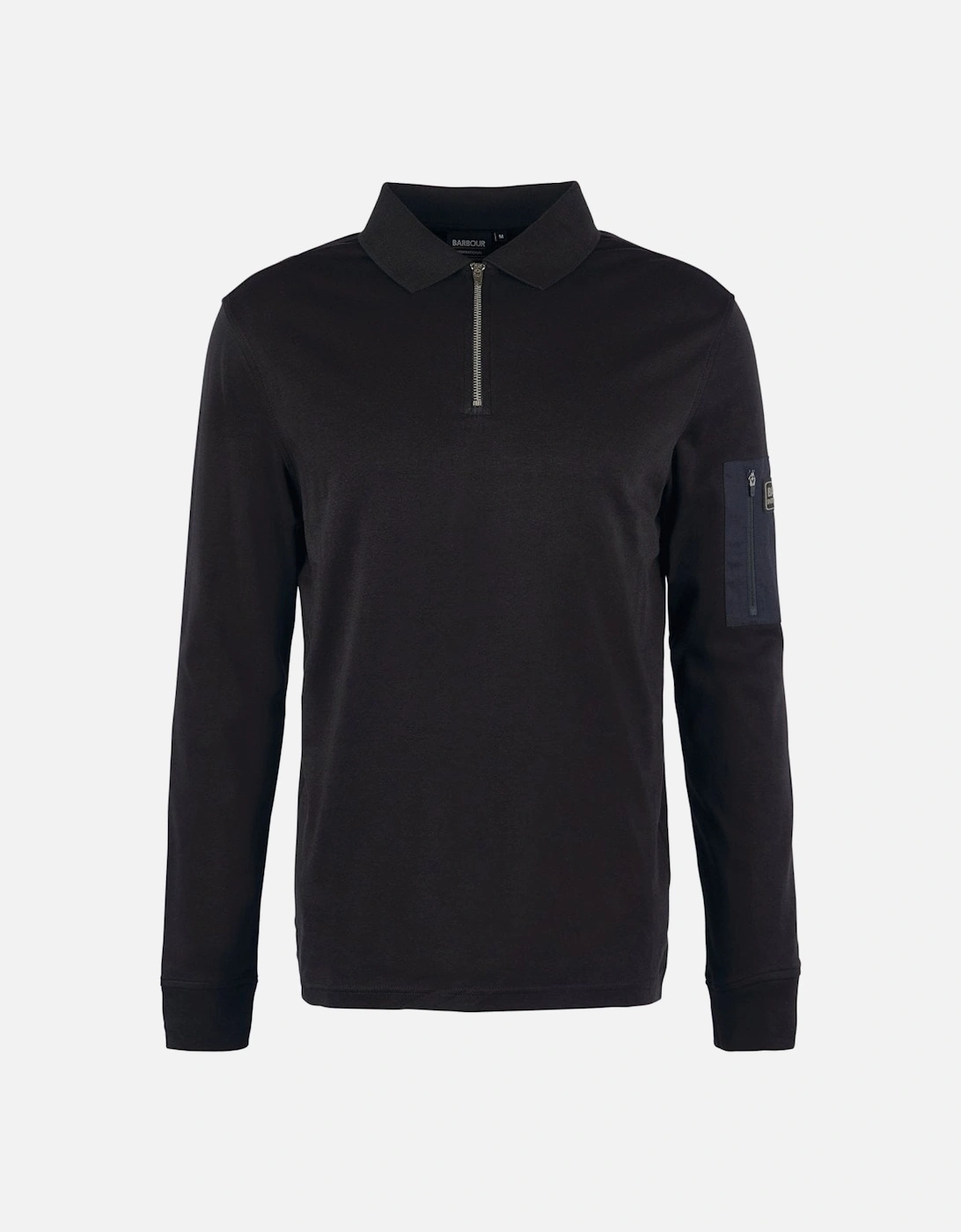 Breaker Long Sleeve Mens Half-Zip Polo