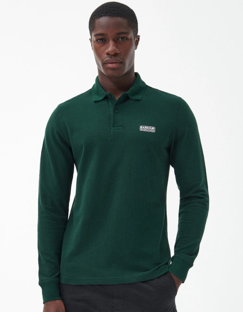 Essential Mens Long Sleeve Polo