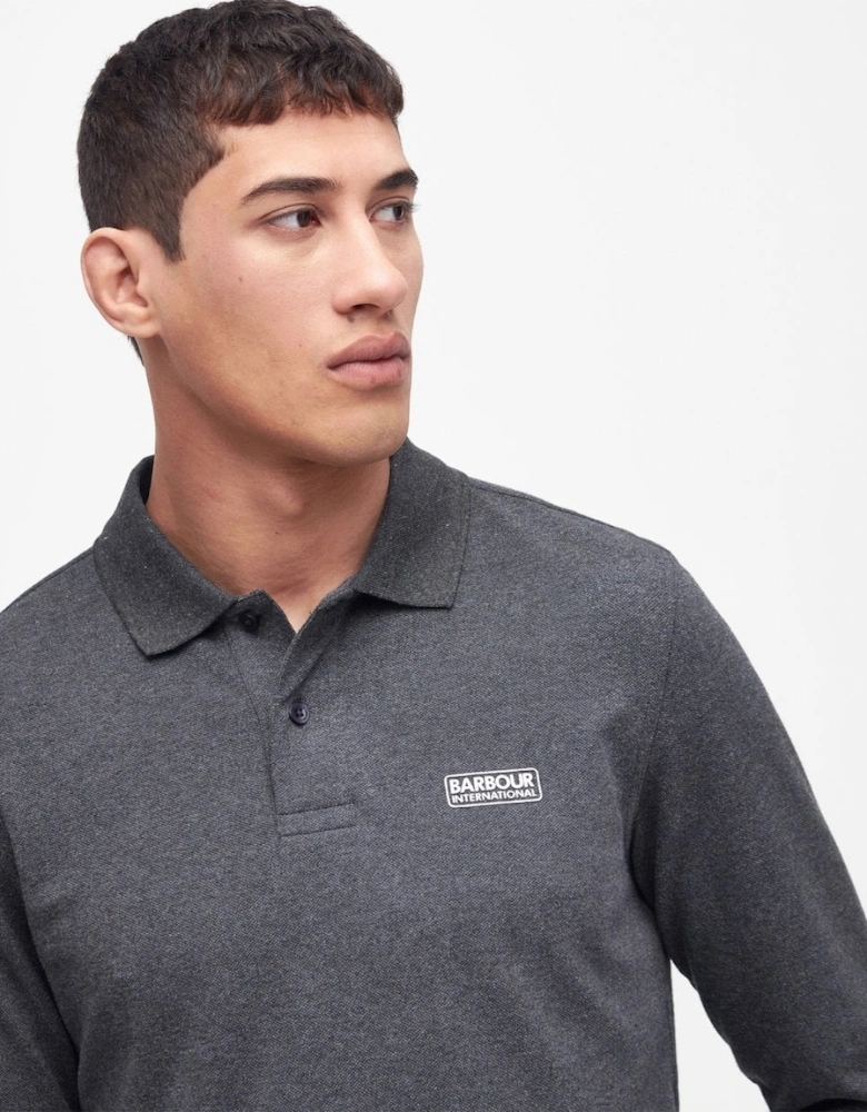 Essential Mens Long Sleeve Polo