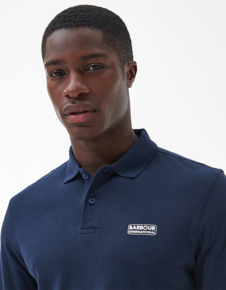 Essential Mens Long Sleeve Polo