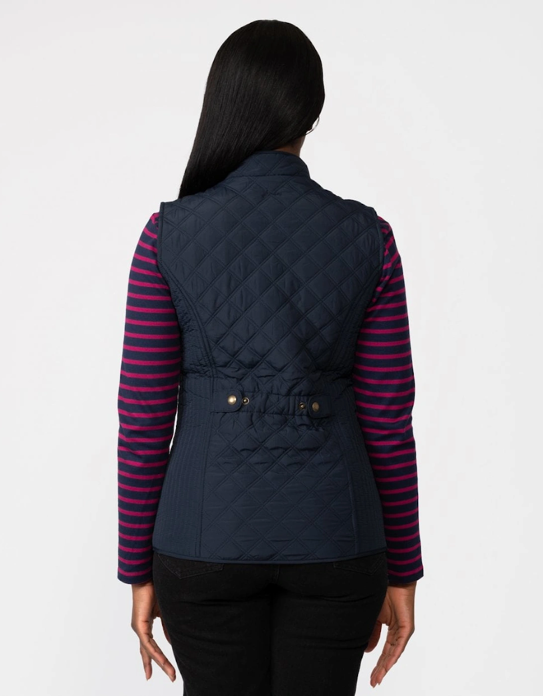 Minx Womens Diamond Quilt Gilet 223560