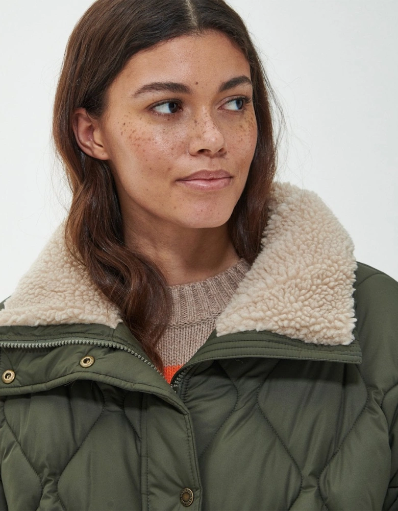 Samphire Womens Long Quilted Jacket