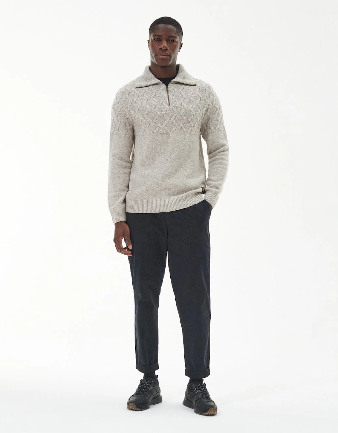 Breaker Mens Funnel-Neck Jumper