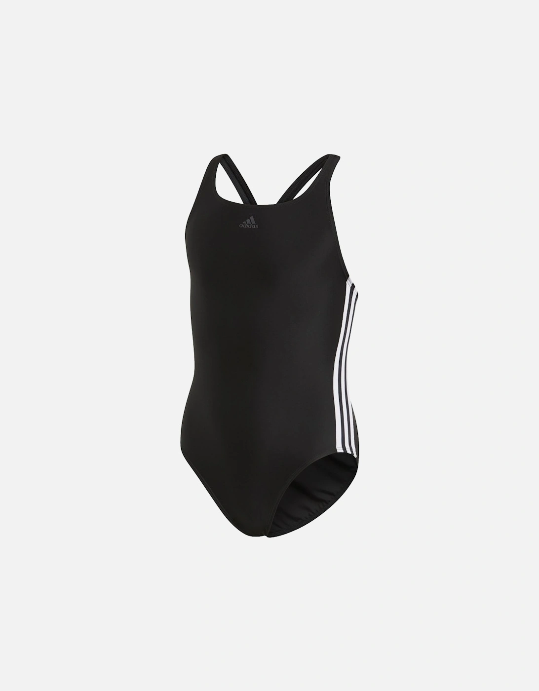 Girls Athly V 3-Stripes Swimsuit