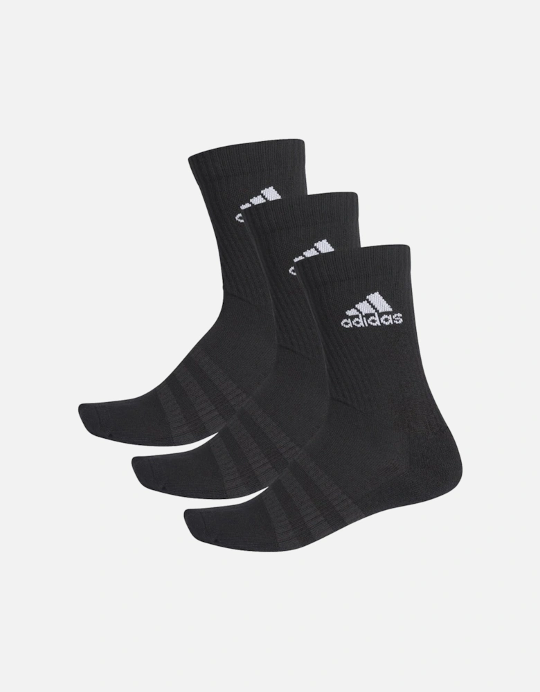 3-Pack Cushioned Crew Socks