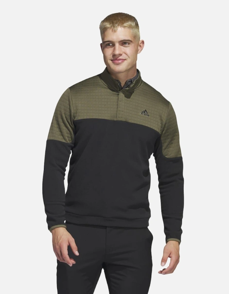 Mens Golf DWR Colourblock 1/4 Zip Pullover