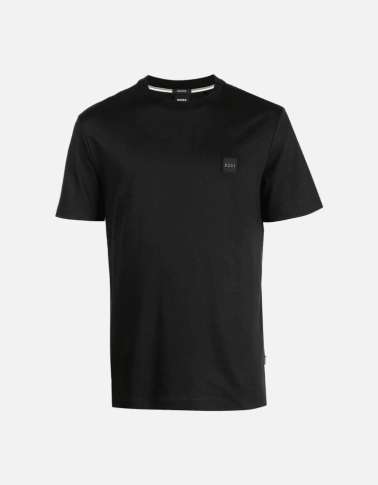Tilburt 278 Cotton Rubberised Logo Black T-Shirt