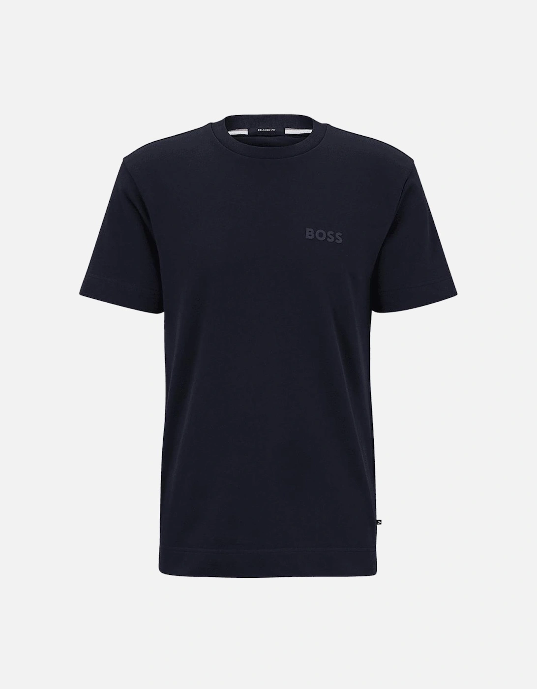 P-Tessin Cotton Adjustable Sleeve Navy T-Shirt, 4 of 3