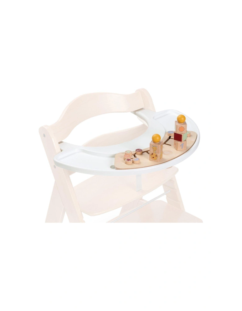 Alpha Play Wooden Highchair Play Set and Tray - Sorting