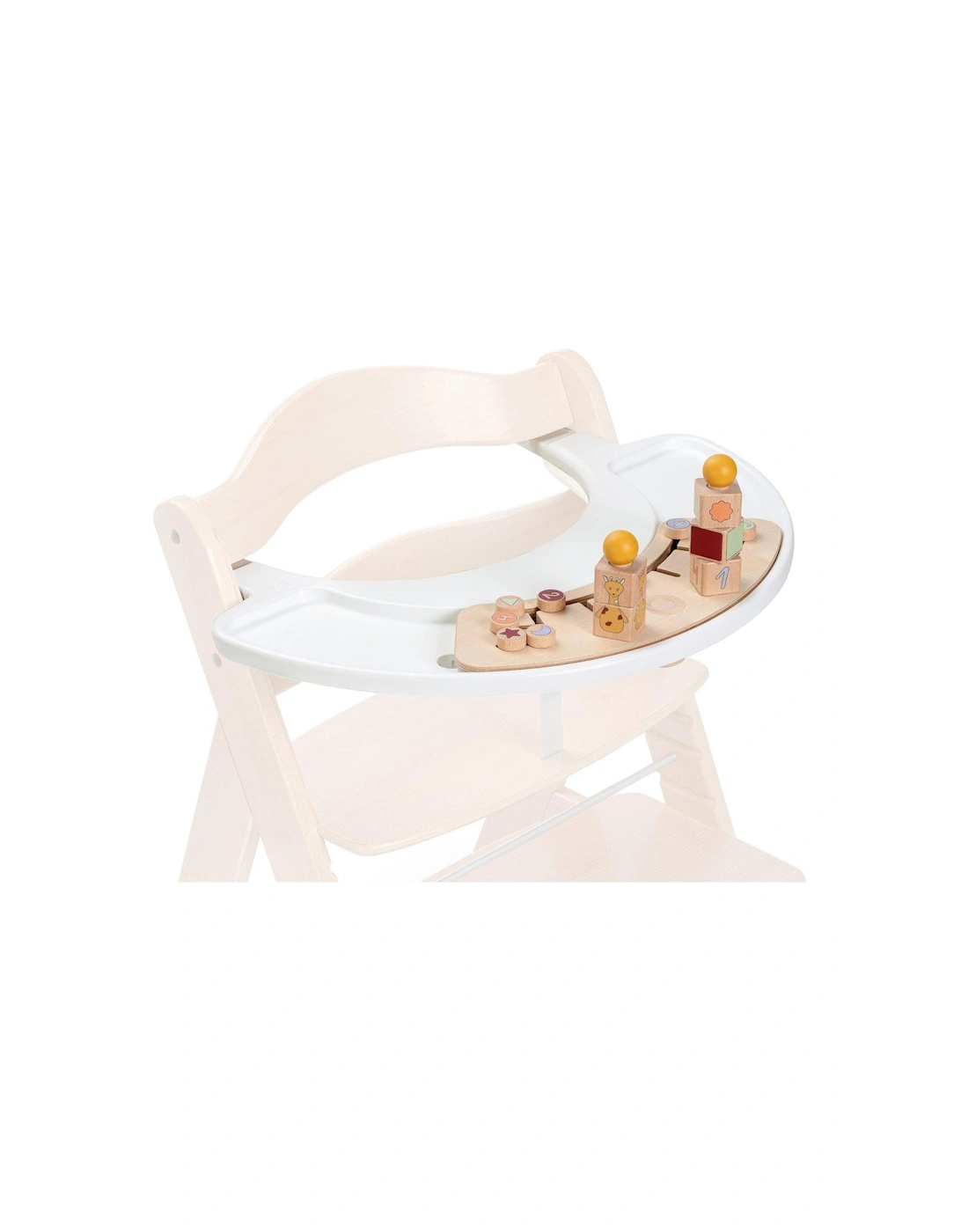 Alpha Play Wooden Highchair Play Set and Tray - Sorting, 2 of 1