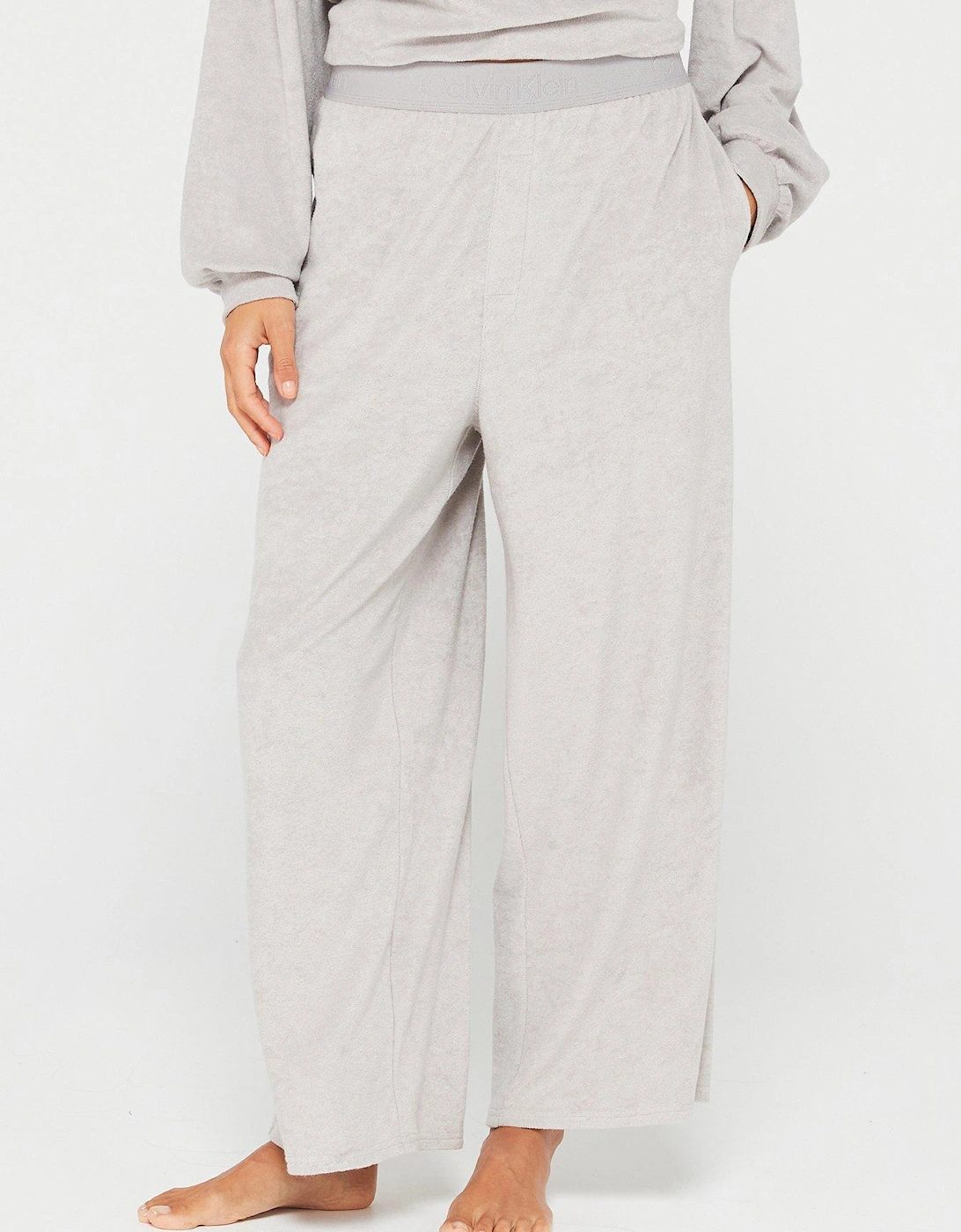 Cosy Wide Leg Lounge Trouser - Grey, 5 of 4