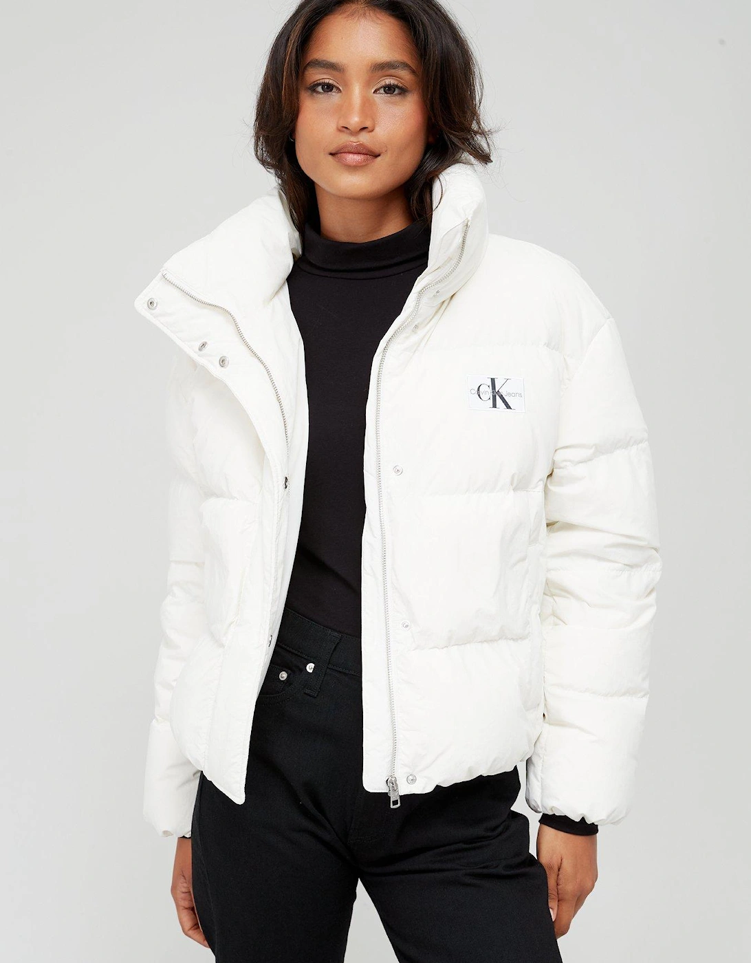 Soft Touch Down Padded Jacket - White, 6 of 5