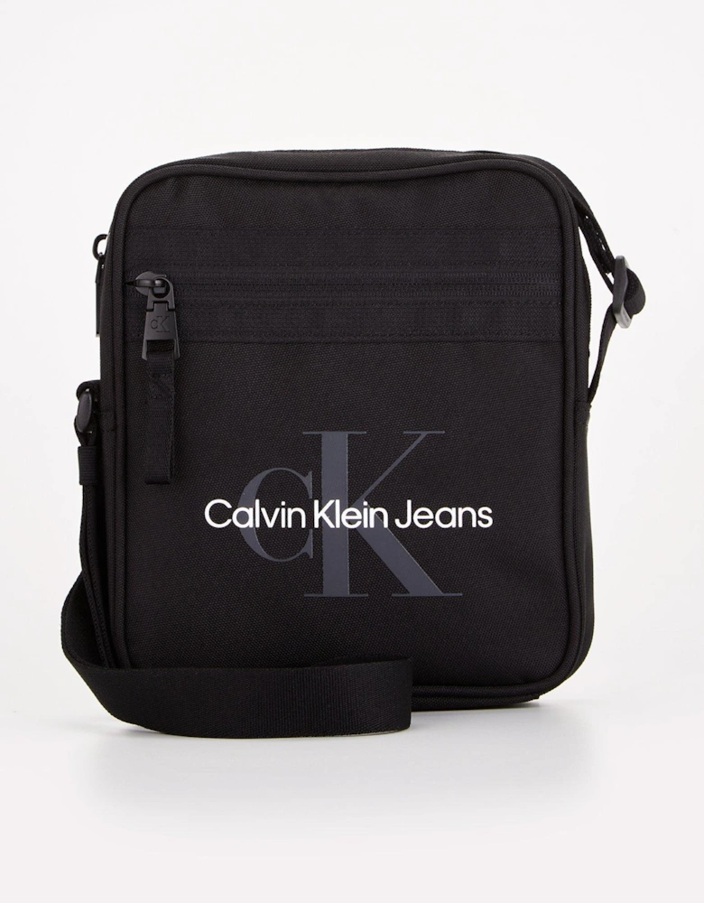 Jeans Sport Essentials Reporter Messenger Bag - Black