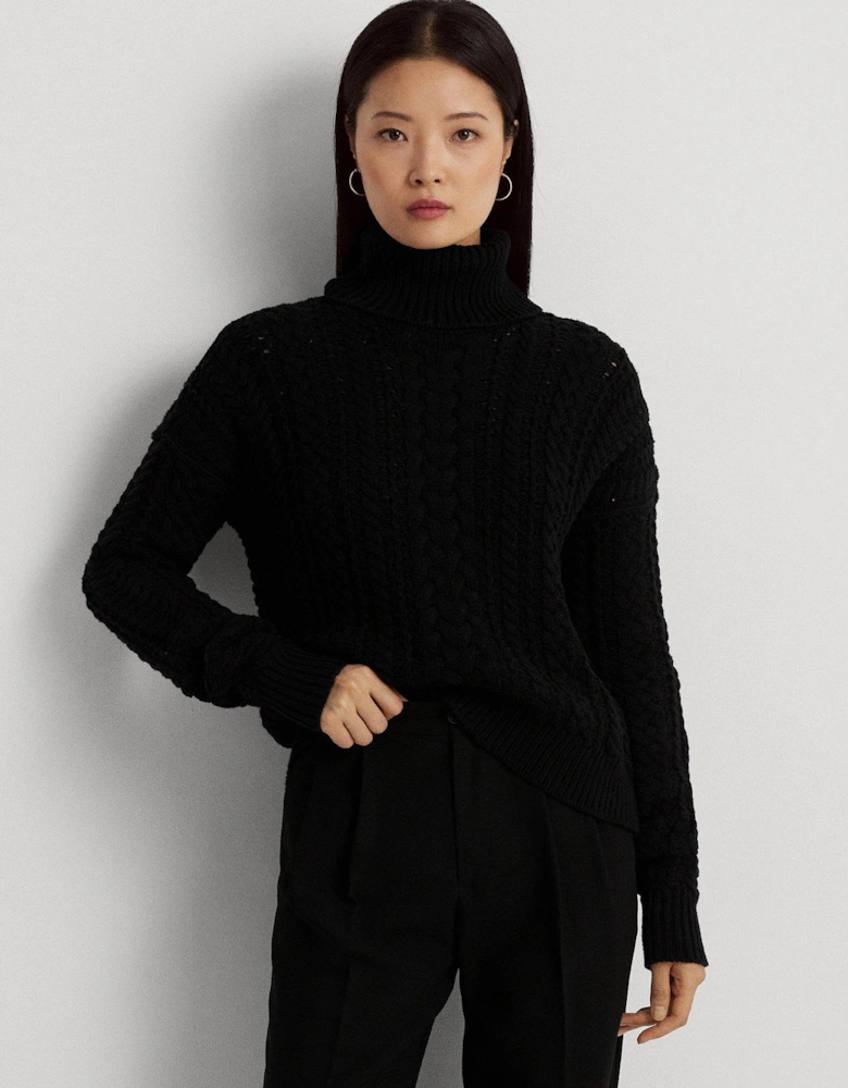 Furqan-long Sleeve-pullover - Black