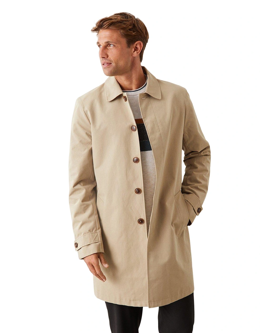 Mens Classic Trench Coat, 4 of 3