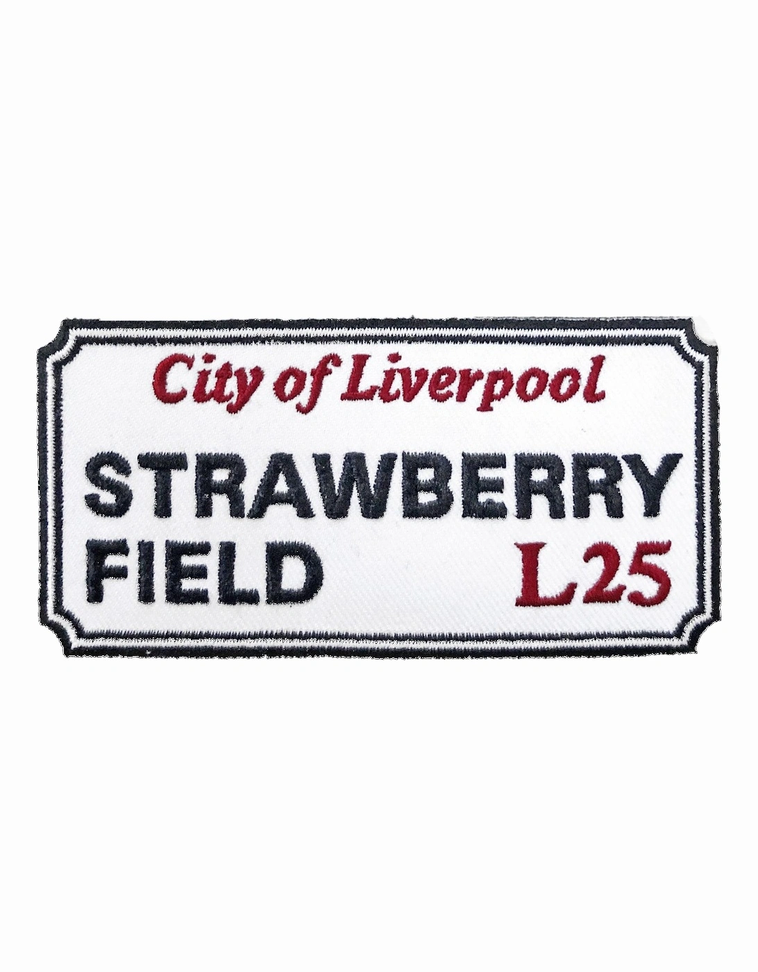Strawberry Field, Liverpool Sign Road Sign Patch, 2 of 1