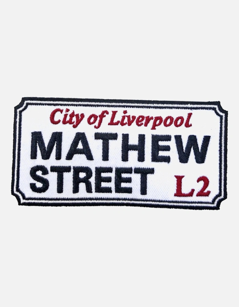 Mathew Street Liverpool Road Sign Patch