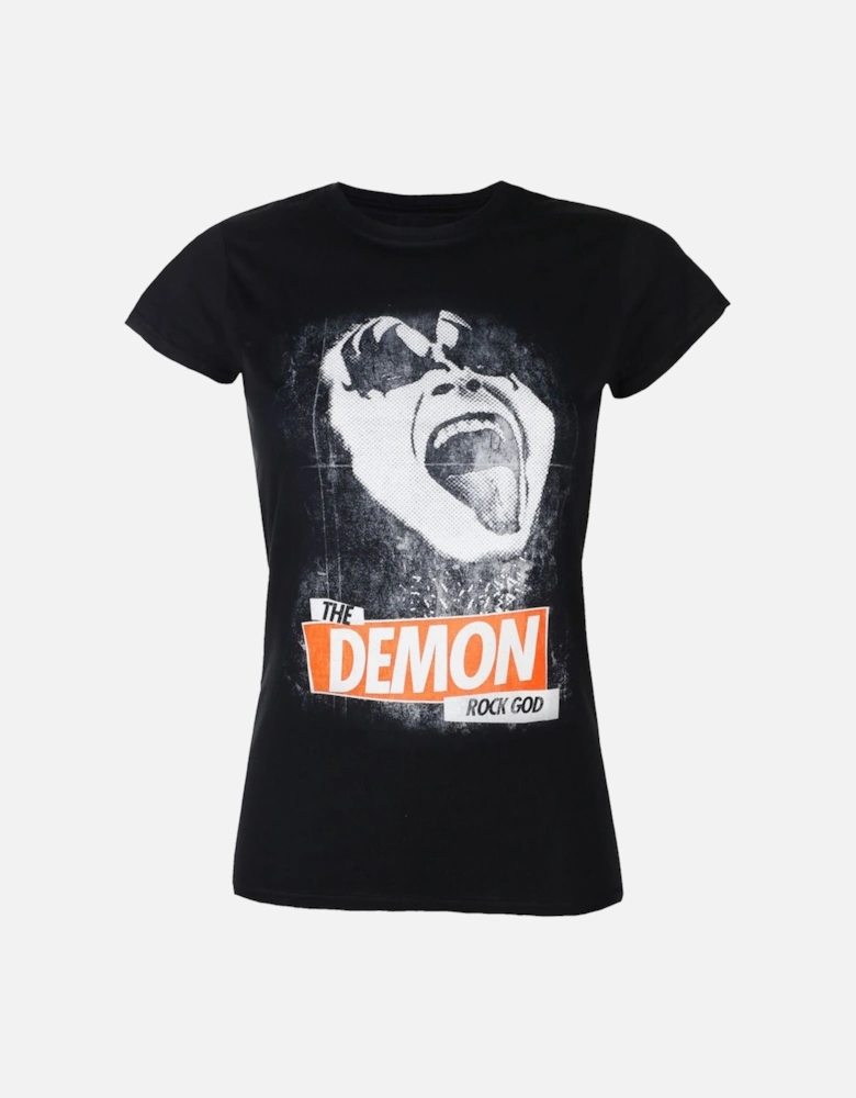 Womens/Ladies The Demon Rock Cotton T-Shirt