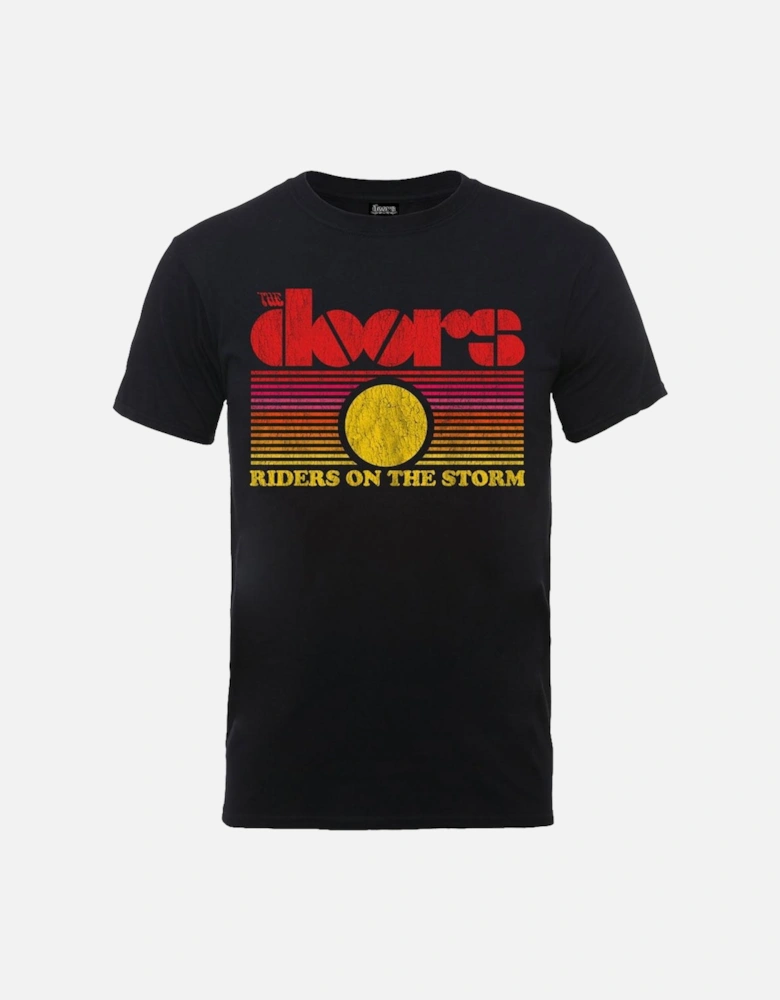 Unisex Adult Riders On The Storm Sunset Cotton T-Shirt