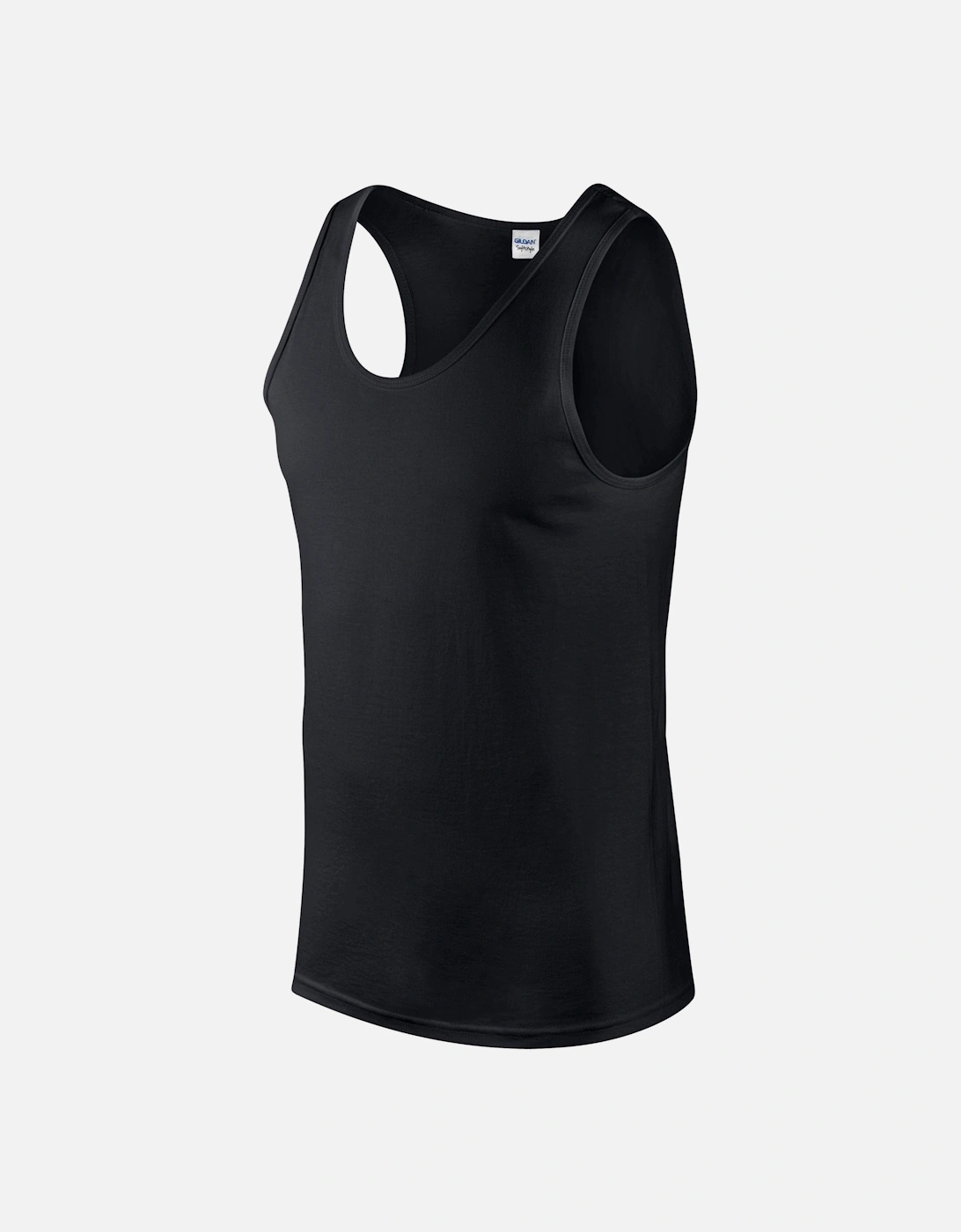 Mens Softstyle Plain Tank Top, 2 of 1