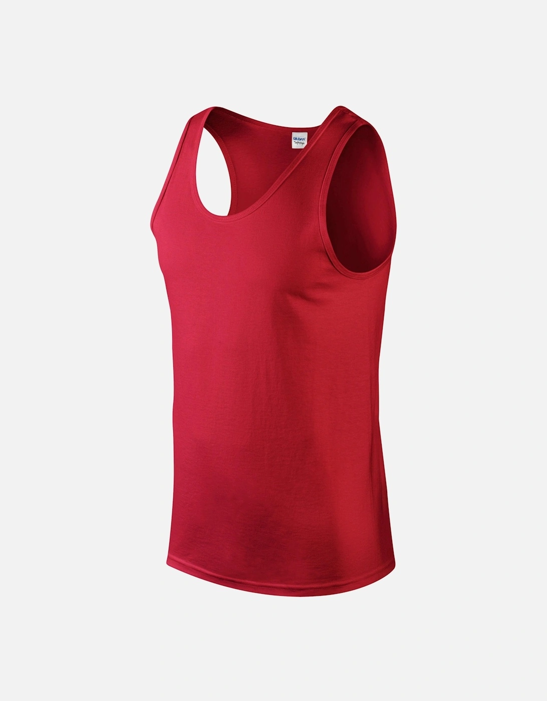 Mens Softstyle Plain Tank Top, 2 of 1